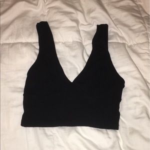 Black Crop Top